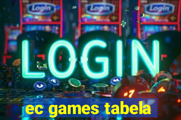 ec games tabela